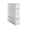 Clarisworld Storage Unit PP-9948WT with 4 Drawers White