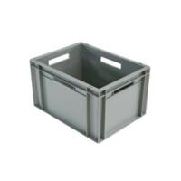 EXPORTA Stacking Container Euro 20 L Grey Polypropylene 40 x 30 x 23 cm Pack of 5