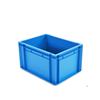 EXPORTA Stacking Container with Closed Handles Euro 20 L Blue Polypropylene 40 x 30 x 23 cm Pack of 5
