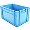 EXPORTA Stacking Container Euro 63.4 L Blue Polypropylene 60 x 40 x 34 cm Pack of 5