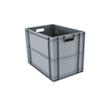 EXPORTA Stacking Container Euro 85 L Grey Polypropylene 60 x 40 x45 cm Pack of 5