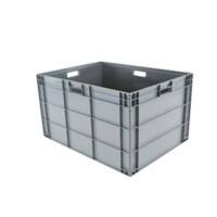 EXPORTA Stacking Container Euro 170 L Grey Polypropylene 80 x 60 x 45 cm Pack of 5