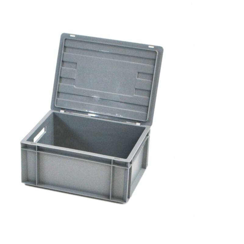 EXPORTA PP (Polypropylene) Stacking Container 15 L Grey 40 x 30 x 17.5 cm Pack of 5