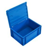 EXPORTA Stacking Container Euro 20 L Blue Polypropylene 40 x 30 x 23 cm Pack of 5