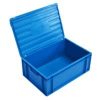 EXPORTA Stacking Container Euro 41.9 L Blue Polypropylene 60 x 40 x 23 cm Pack of 5