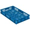 EXPORTA Crate Euro 18 L Blue Polypropylene 60 x 40 x 10 cm Pack of 5