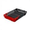EXPORTA Picker Crate 18.5 L Grey, Red High-Density Polyethylene 60 x 40 x 10 cm Pack of 5