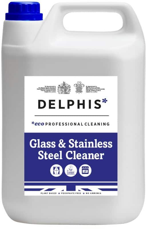Delphis Eco Glass and Stainless Steel Cleaner 5L