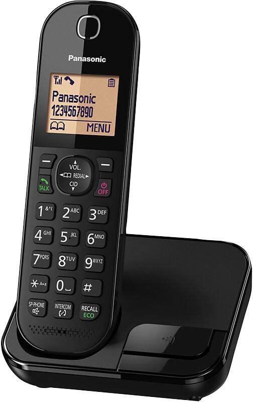 Panasonic Single Cordless DECT Telephone KX-TGC410EB Black