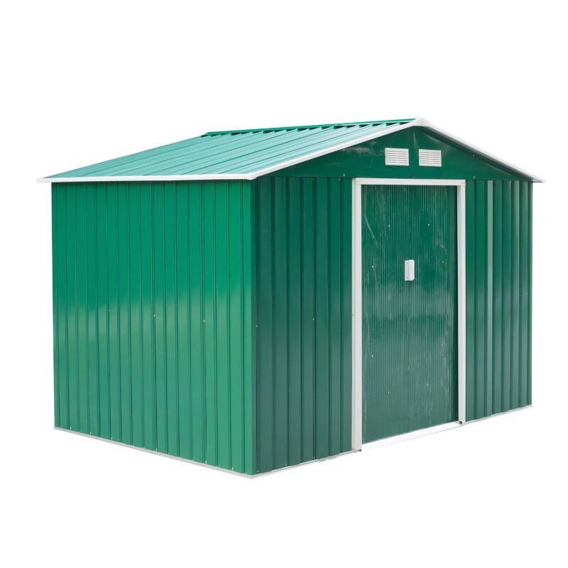 OutSunny Garden Shed 1.91 x 2.77 x 1.92 m Green