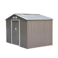 Outsunny Garden Shed Storage Outdoors Water proof Grey 1910 x 2770 x 1920 mm