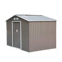 Outsunny Garden Shed Storage Outdoors Water proof Grey 1910 mm x 2770 mm x 1920 mm