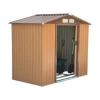 Outsunny Garden Shed Storage Outdoors Water proof Khaki 1270 mm x 2130 mm x 1850 mm
