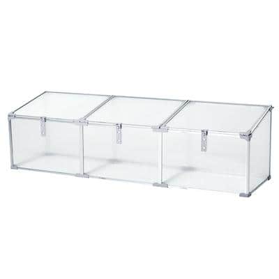 OutSunny Greenhouse Outdoors Waterproof Silver,Transparent 510 mm x 1800 mm x 510 mm