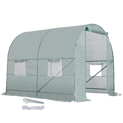 OutSunny Greenhouse Outdoors Waterproof Green 2000 mm x 2450 mm x 2000 mm