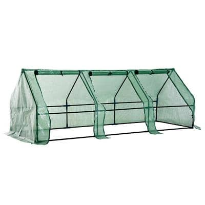 OutSunny Greenhouse Outdoors Waterproof Green 900 mm x 2700 mm x 900 mm
