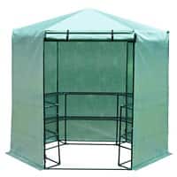 OutSunny Greenhouse 3 x 3 x 2.25 m Green