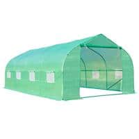 OutSunny Greenhouse Outdoors Waterproof Green 6000 mm x 3000 mm x 2000 mm