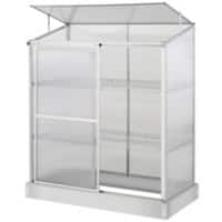 OutSunny Greenhouse Outdoors Waterproof Silver 580 mm x 1295 mm x 1405 mm