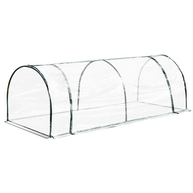 OutSunny Greenhouse 1 x 2.5 x 0.8 m Green, Transparent
