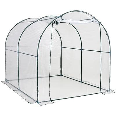 OutSunny Greenhouse Outdoors Waterproof White 2000 mm x 2500 mm x 2000 mm