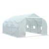 OutSunny Greenhouse Outdoors Waterproof White 3000 mm x 3500 mm x 2000 mm