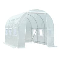 Outsunny Greenhouse Outdoors Waterproof White 2000 mm x 3500 mm x 2000 mm