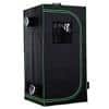 OutSunny Hydroponic Grow Tent Outdoors Waterproof Black, Green 800 mm x 800 mm x 1600 mm