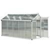 Outsunny New Greenhouse Outdoors Waterproof Silver 1830 mm x 3030 mm x 1950 mm