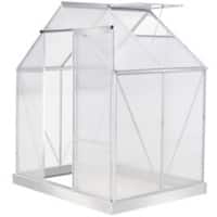 Outsunny New Greenhouse Outdoors Waterproof Silver 1300 mm x 1880 mm x 2080 mm
