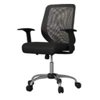 Alphason Office Chair Atlanta Black Fabric 570-470 x 500 mm
