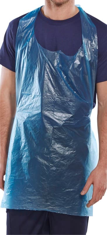 BBrand Apron Polythene Blue Pack of 1000