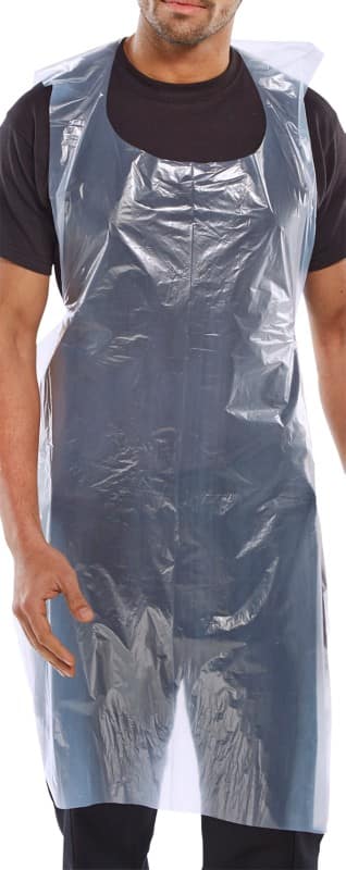 BBrand Apron Polythene White Pack of 1000
