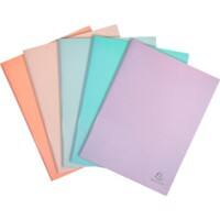 Exacompta Display Book Assorted Pastel Colours Polypropylene 24 x 32 cm Pack of 15