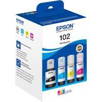 Epson 102 Original Ink Refill C13T03R640 Black, Cyan, Magenta, Yellow Multipack Pack of 4