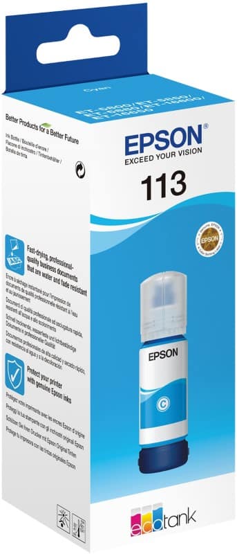 Epson 113 Original Ink Refill C13T06B240 Cyan