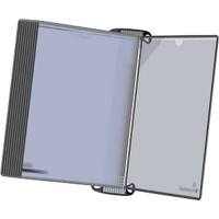Djois Tarifold Display Panel System 10 Panels A4 Metal Black