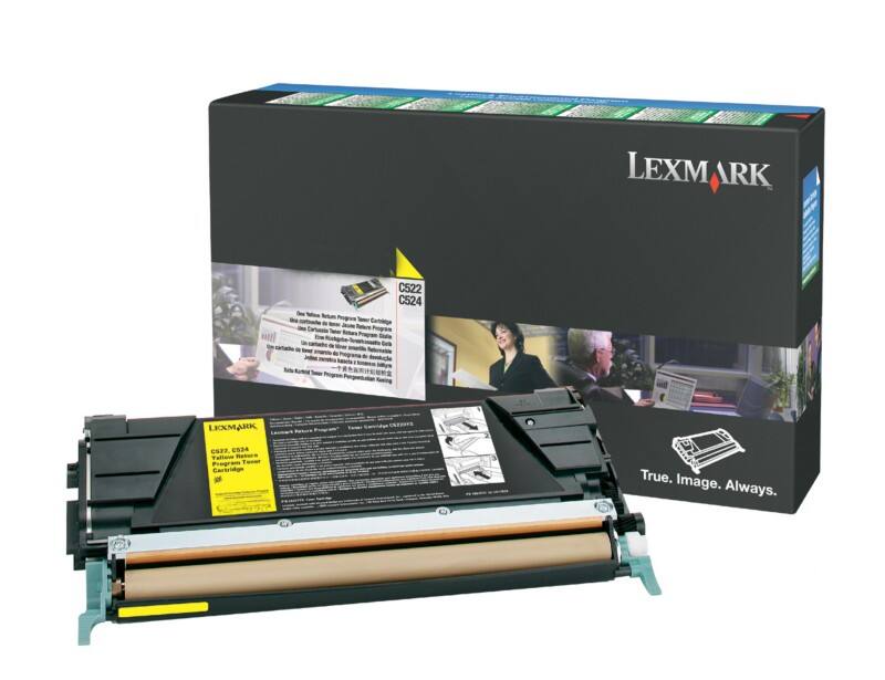 Lexmark C522A3YG toner cartridge Original Yellow 1 pc(s)
