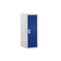 Link51 Locker with Lockable 1 Door Steel 300 x 450 x 896mm Grey & Blue Standard Deadlock
