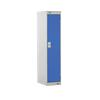 Link51 Locker with Lockable 1 Door Steel 300 x 450 x 1382mm Grey & Blue Standard Deadlock