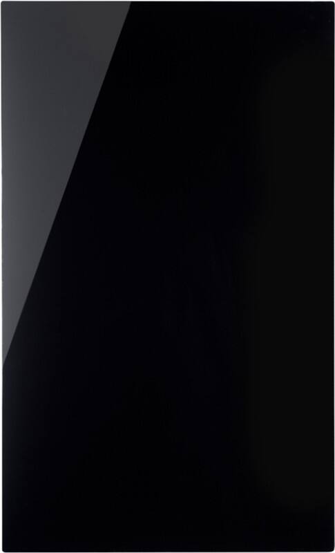 Bi-Office Glassboard Magnetic 78 (W) x 48 (H) cm Black