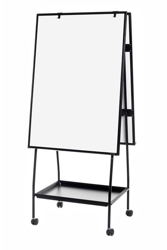 Bi-Office Creation Station Flipchart Easel Freestanding 75 (W) x 100 (H) cm Black