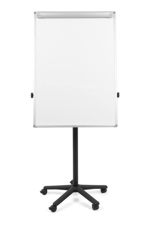 Bi-Office Classic Mobile Easel Freestanding 70 (W) x 100 (H) cm Black, Grey