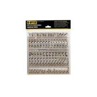 Bi-Office Interchangeable Numbers Gold 19 mm