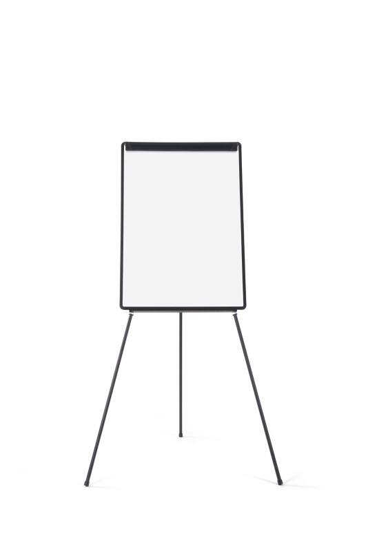Bi-Office Economic Flipchart Easel Freestanding 60 (W) x 85 (H) cm Black