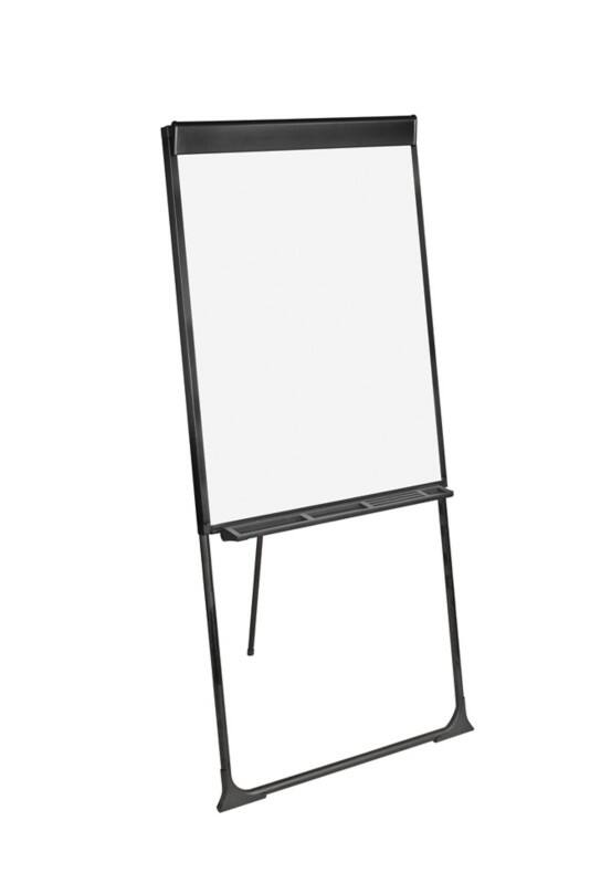 Bi-Office Vanguard Flipchart Easel Freestanding 70 (W) x 100 (H) cm Black