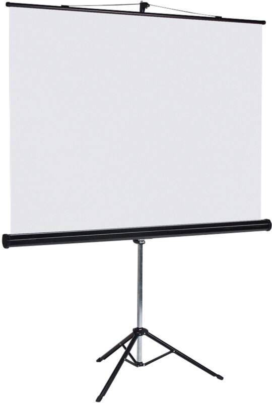 Bi-Office Projector Screen 1250 x 1250mm Portable Folding Tripod base