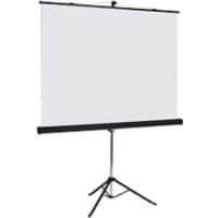 Bi-Office Projector Screen 1250 x 1250mm Portable Folding Tripod base