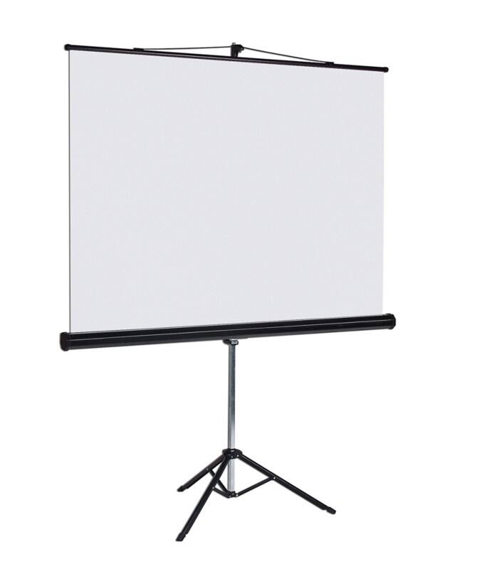 Bi-Office Projector Screen 2440 x 2440mm Portable Folding Tripod base