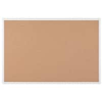 Bi-Office Notice Board Non Magnetic 120 (W) x 90 (H) cm Brown